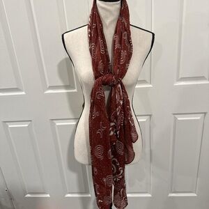 Good Condition | Original VELA Rustic Paisely Printed Woven Modal Scarf/Hijab